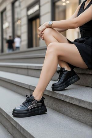 Garantili Armando Günlük Ortopedik Kadın Sneaker Spor Ayakkabı MR5024