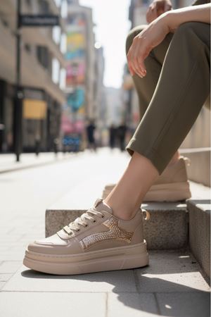 Garantili Armando Günlük Ortopedik Kadın Sneaker Spor Ayakkabı MR5024