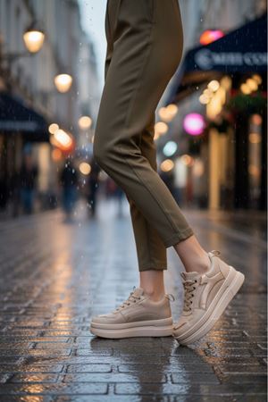 Garantili Armando Günlük Ortopedik Kadın Sneaker Spor Ayakkabı MR5024
