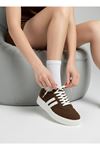 Kadın Mona Bağcıklı Ortopedik  Hafif Taban Günlük Sneaker